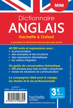 Mini Dictionnaire Hachette Oxford - Bilingue Anglais