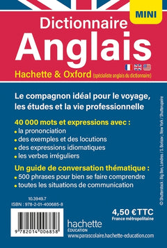 Dictionnaire Hachette Mini Anglais