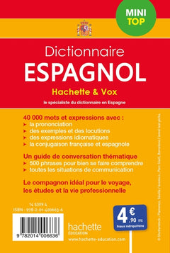 Mini Top Dictionnaire Hachette Vox - Bilingue Espagnol