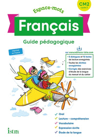 Espace-Mots Français CM2 - Guide pédagogique