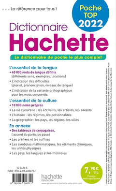 Dictionnaire Hachette Poche Top 2022