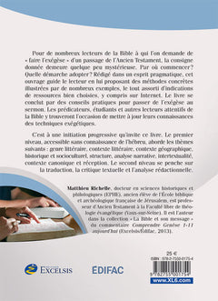 Guide pour l'exégèse de l'Ancien Testament