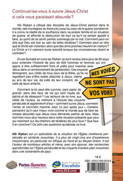 Mes voies ne sont pas vos voies
