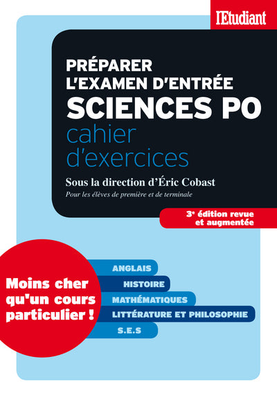 Préparer l'examen d'entrée à Sciences po - cahier d'exercices