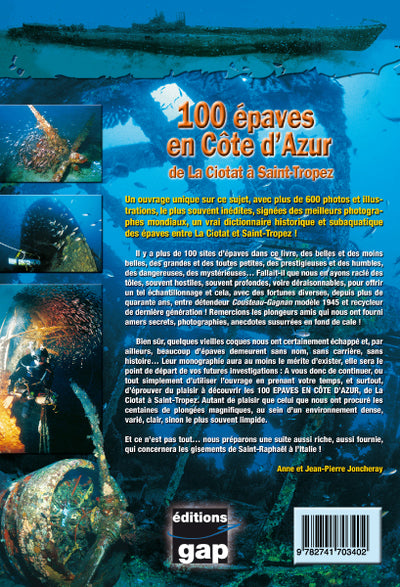 100 épaves Côte d'Azur