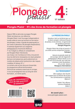 Plongée Plaisir Niveaux 4 et 5 - 11ème édition