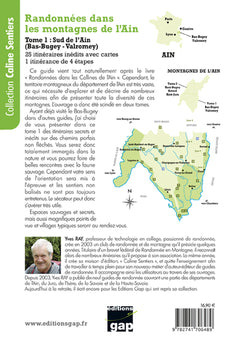 Randonnées dans les montagnes de l'Ain - Tome 1