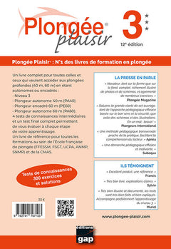 Plongée Plaisir Niveau 3 - 12ème édition
