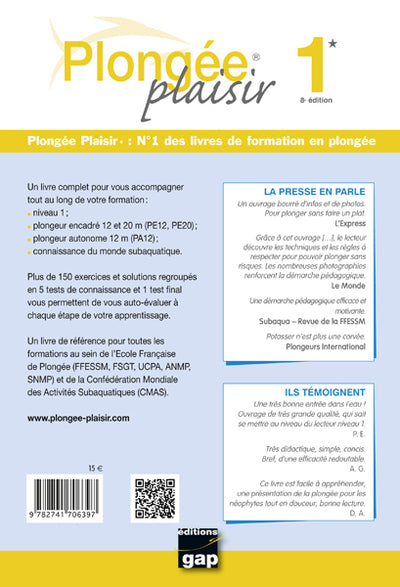 Plongée plaisir 1 : Premières bulles