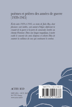 Poèmes et prières des années de guerre (1939-1945)