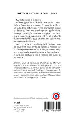 Histoire naturelle du silence
