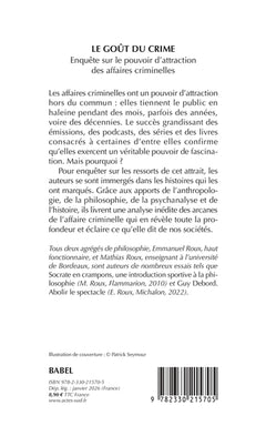 Le goût du crime