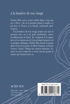 À la lumière de ton visage