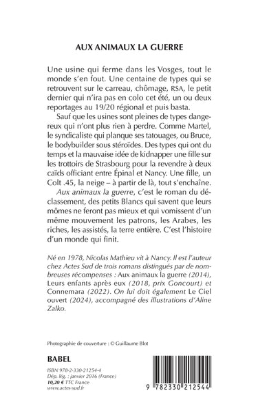 Aux animaux la guerre