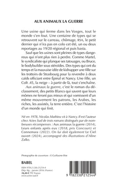Aux animaux la guerre