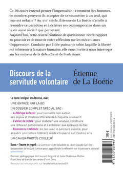 Discours de la servitude volontaire (Bac 2026, voies générales et technologiques)