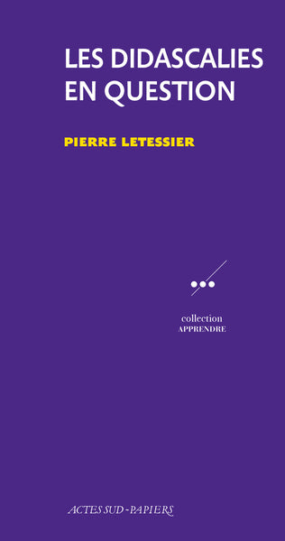 Les didascalies en question