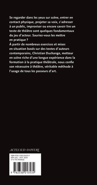 Un nécessaire à théâtre