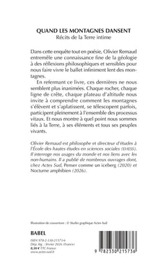Quand les montagnes dansent