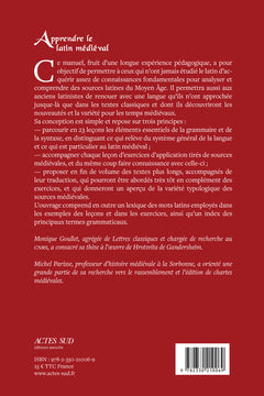 Apprendre le latin médiéval: Manuel pour grands commençants