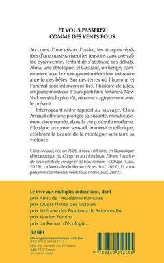 Et vous passerez comme des vents fous