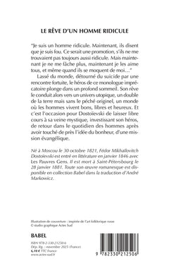 Le songe d'un homme ridicule et autres récits