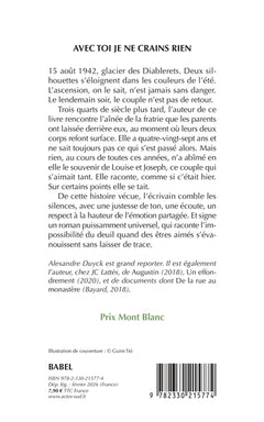 Avec toi je ne crains rien