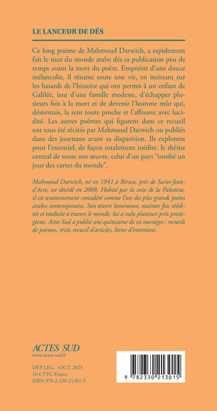 Le lanceur de dés et autres poèmes