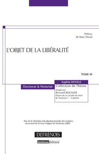 L'objet de la libéralité