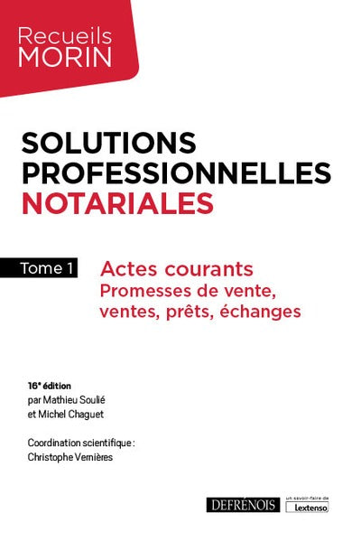 Solutions professionnelles notariales: Actes courants