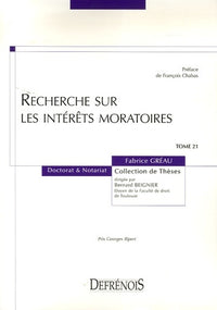 RECHERCHE SUR LES INTÉRÊTS MORATOIRES