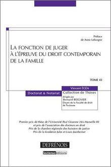 La fonction de juger à l'épreuve du droit contemporain de la famille