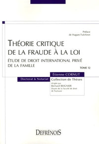 Théorie critique de la fraude à la loi