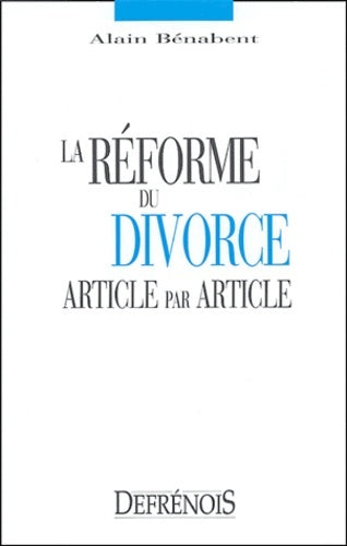 La réforme du divorce