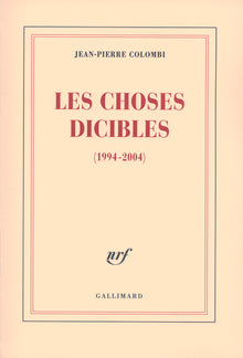 Les choses dicibles
