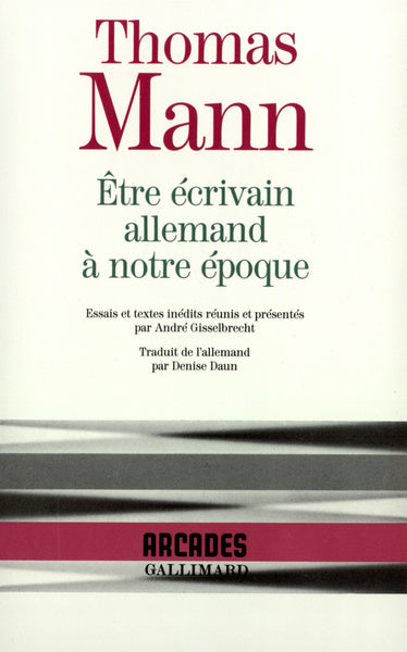 Être écrivain allemand à notre époque