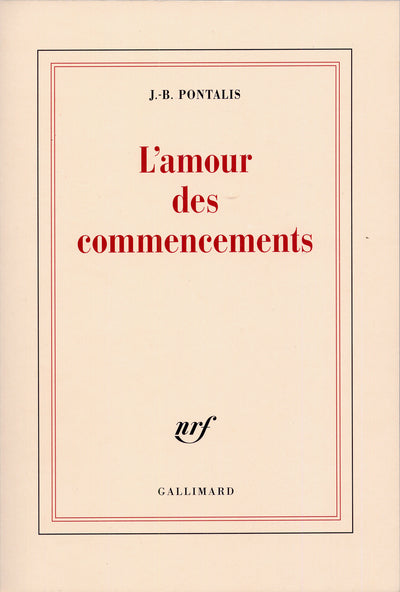 l'amour des commencements