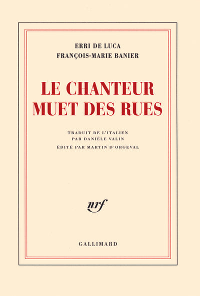 Le chanteur muet des rues