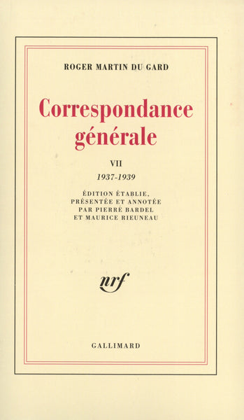 Correspondance générale