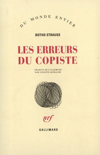 Les erreurs du copiste