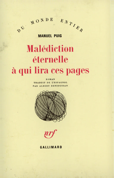 Malédiction éternelle à qui lira ces pages