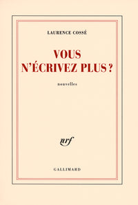 Vous n'écrivez plus ?