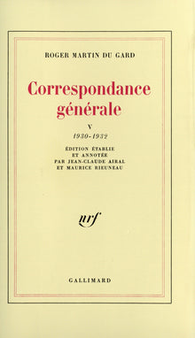 Correspondance générale