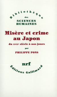 Misère et crime au Japon
