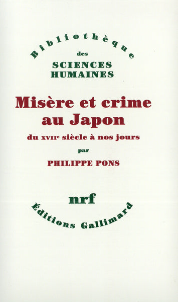 Misère et crime au Japon