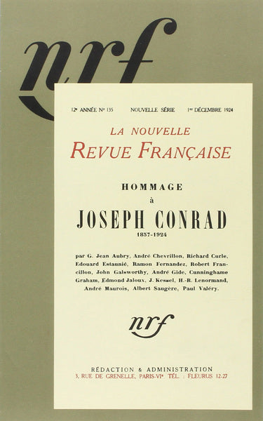 Hommage à Joseph Conrad, 1857-1924