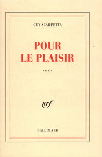 Pour le plaisir