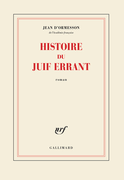 Histoire du Juif errant