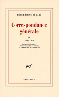 Correspondance générale