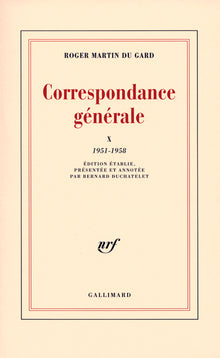 Correspondance générale